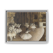 Ballet Rehearsal on Stage (1874) by Edgar Degas - NOMADEN ART GALLERY