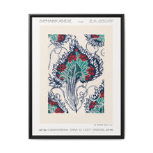 Botanical pochoir pattern in Art Nouveau oriental style - NOMADEN ART GALLERY