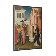 Saint Peter Martyr Exorcizing a Woman Possessed by a Devil by Antonio Vivarini