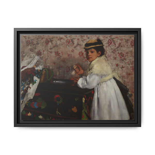 Edgar Degas's Portrait of Mlle Hortense Valpinçon (c. 1871) - NOMADEN ART GALLERY