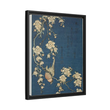 El camachuelo de Hokusai y los cerezos llorones en flor. Original del Instituto de Arte de Chicago.