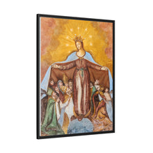 Fresco of Virgin-of-Mercy on the northern wall of the subsidiary church Saint Anna in Saager