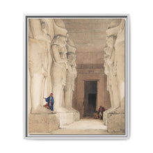 Excavated Temple of Gyrshe (Gerf Hussein) Nubia illustration by David Roberts (1796–1864) - NOMADEN ART GALLERY