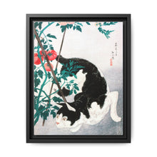Cat with Tomato Plant (1931) print in high resolution by Hiroaki Takahashi - NOMADEN ART GALLERY