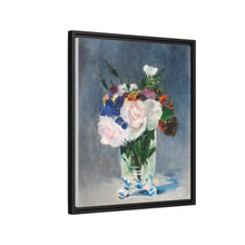 Flores en un jarrón de cristal (c.1882) de Edouard Manet.