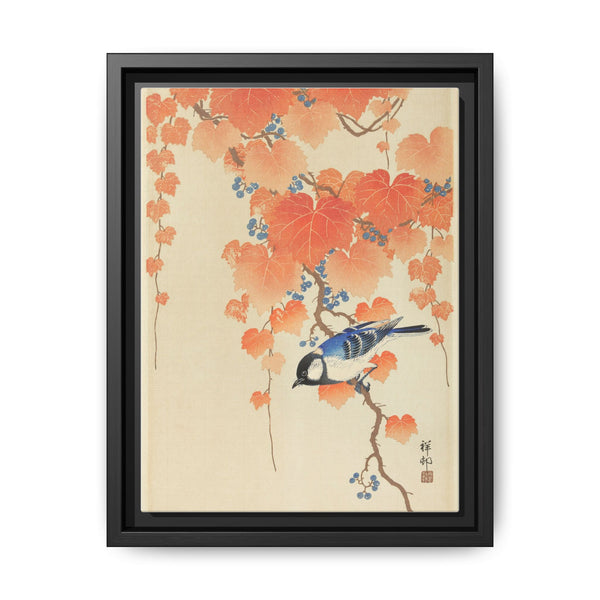 Great tit on paulownia branch (1925 - 1936) by Ohara Koson (1877-1945)