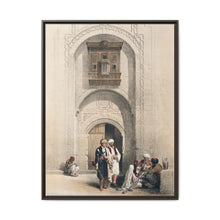 Modern mansion showing the arabesque architecture of Cairo illustration by David Roberts (1796–1864) - NOMADEN ART GALLERY