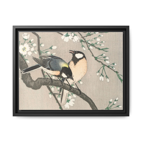Tits on Cherry Branch (1900–1910) by Ohara Koson