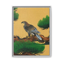 Pine and Eagle, a traditional portrait of a charismatic Japanese eagle by Kano Tanyu (1602-1674) - NOMADEN ART GALLERY