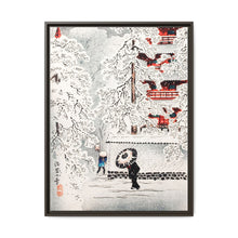 Snow at Asakusa, Yedo, Musashi Province print in high resolution by Hiroaki Takahashi (1871–1945) - NOMADEN ART GALLERY