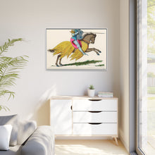 French Knight, 14th Century: Vintage Equestrian Art by Paul Mercuri (1860)