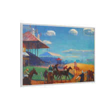 Race Track (1908–1909) vintage painting by William James Glackens