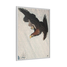 Eagle Flying in Snow (1933) by Ohara Koson