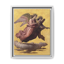 Two angels floating (1865) tempera art by Johann von Schraudolph - NOMADEN ART GALLERY