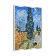 Vincent van Gogh's Road with Cypress and Star (1890) - NOMADEN ART GALLERY
