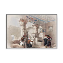 Deir el Medina (Dayr al Madinah) is an ancient Egyptian village which was home to the artisans who worked on the tombs in the Valley of the Kings illustration by David Roberts - NOMADEN ART GALLERY