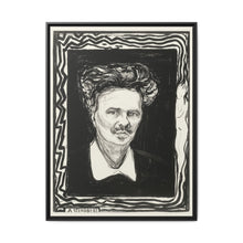 August Strindberg (1896) by Edvard Munch - NOMADEN ART GALLERY
