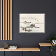 Cottage by the sea by Kōno Bairei (1844-1895)