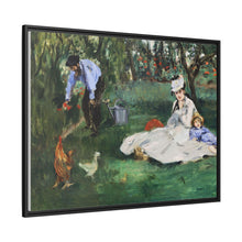 La familia Monet en su jardín de Argenteuil (1874) de Édouard Manet 