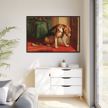 Suspense (1877) by sir Edwin Landseer, a Victorian bloodhound mastiff waiting. - NOMADEN ART GALLERY