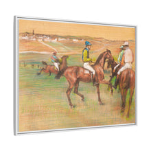 Caballos de carreras (ca. 1885-1888) de Edgar Degas 