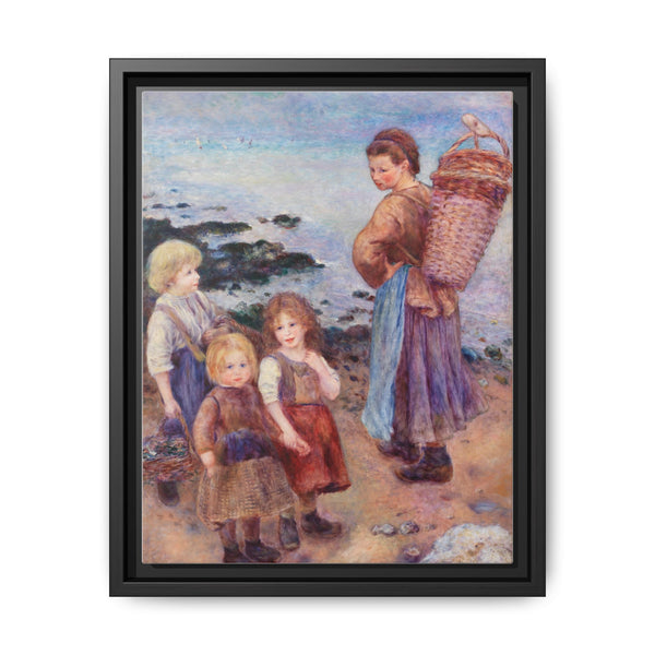 Mussel-Fishers at Berneval (Pêcheuses de moules à Berneval, côte normand) (1879) by Pierre-Auguste Renoir - NOMADEN ART GALLERY