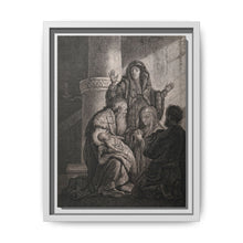 Simeon recognises the infant Jesus as saviour. Etching by C.W. Weisbrod after Rembrandt, 1627-8. - NOMADEN ART GALLERY