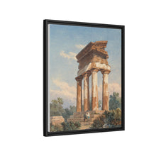 A Temple Ruin in Agrigento (c. 1825) by Carl Wilhelm Götzloff: A Classical Landscape