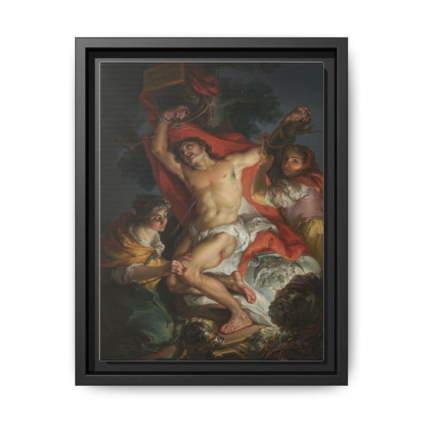 Saint Sebastian Tended by Saint Irene by Vicente López y Portaña: A Baroque Masterpiece - NOMADEN ART GALLERY