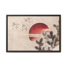 Katsushika Hokusai's birds and sunset, from Album of Sketches (1814) - NOMADEN ART GALLERY