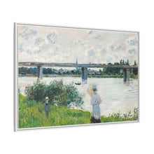 Claude Monet's The Promenade with the Railroad Bridge, Argenteuil (1874) - NOMADEN ART GALLERY