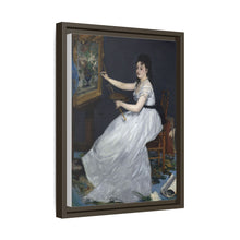 Retrato de Eva Gonzalés en el taller Manets (1870) de Edouard Manet