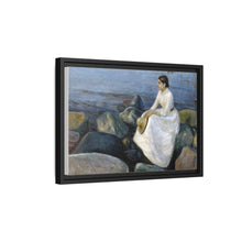 Noche de verano, Inger en la playa (1889) de Edvard Munch 