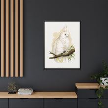 Goffin's Cockatoo (Cacatua goffiniana) colored wood-engraved plate by Alexander Francis Lydon.