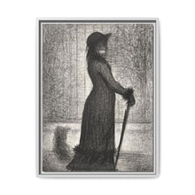 Georges Seurat's Woman Strolling (1884) - NOMADEN ART GALLERY