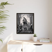 Saint Mary (the Blessed Virgin) with the Christ Child and Saint Antony of Padua, Saint Francis of Assisi, Saint Catherine of Alexandria, Saint John the Baptist and angels.