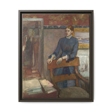 Hélène Rouart in her Father's Study (1886) by Edgar Degas - NOMADEN ART GALLERY