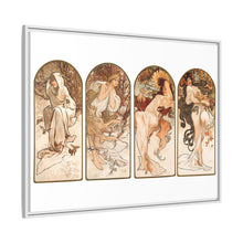Alphonse Maria Mucha's The Seasons (1897). Famous Art Nouveau artwork