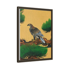 Pine and Eagle, a traditional portrait of a charismatic Japanese eagle by Kano Tanyu (1602-1674)