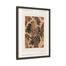 Flower pattern Art Deco stencil print in oriental style. Original from our own 1914 edition of Samarkande