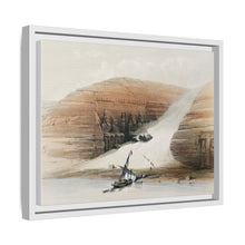Excavated temples of Aboosimble (Abu Sunbul) Nubia illustration by David Roberts (1796–1864)