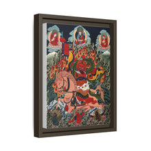 Tse Mara , a form of Dharmapala (protector of teachings), guardian of the Samye Monastery. Gouache painting by a Tibetan artist
