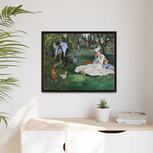La familia Monet en su jardín de Argenteuil (1874) de Édouard Manet 