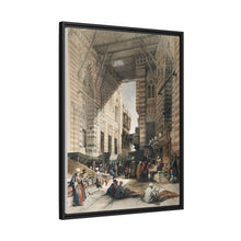 Bazaar of the silk mercers, Cairo illustration by David Roberts (1796–1864)