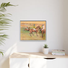 Caballos de carreras (ca. 1885-1888) de Edgar Degas 