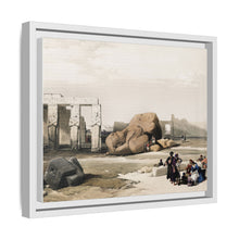 Fragment of the Great Colossi at the Memnonium Thebes illustration by David Roberts (1796–1864)