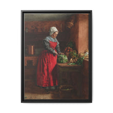 A Cook in a Red Apron in the Inn at Vaugirard (1862) by Léon Bonvin - NOMADEN ART GALLERY
