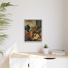 Saint Francis Xavier preaching and healing. Oil painting after Peter Paul Rubens.