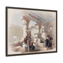 Deir el Medina (Dayr al Madinah) is an ancient Egyptian village which was home to the artisans who worked on the tombs in the Valley of the Kings illustration by David Roberts