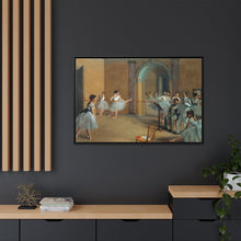 Edgar Degas's The Dance Foyer at the Opera on the rue Le Peletier (1872)